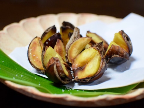 下処理なし！花咲く＊栗の素揚げ